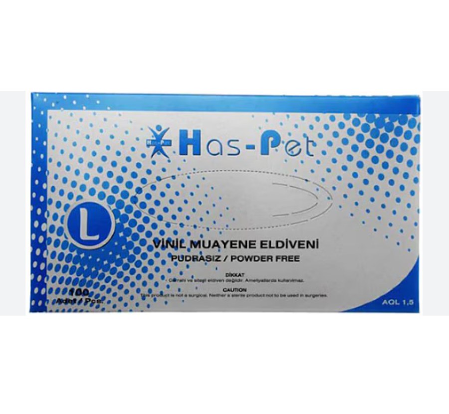 Pudrasız Vinil Eldiven 100'lü 20 Paket