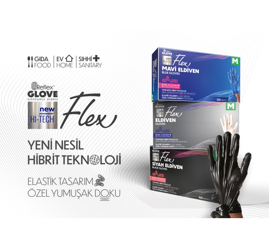 Flex Hi-Tech Eldiven 100'lü 20 Paket